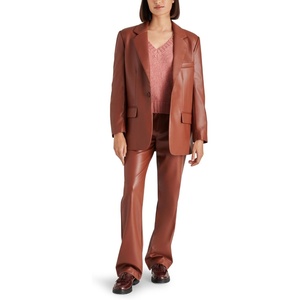 Steve Madden Apparel Womens Imaan Blazer(Cognac)