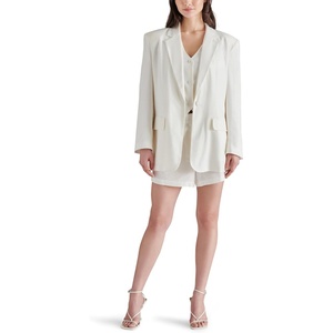 Steve Madden Apparel Womens Imaan Blazer(Ivory)