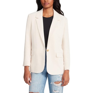 Steve Madden Women’s Apparel Kris Blazer(Ivory)