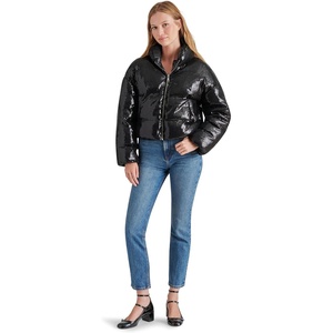 Steve Madden Women’s Apparel Stratton Jacket(Black)
