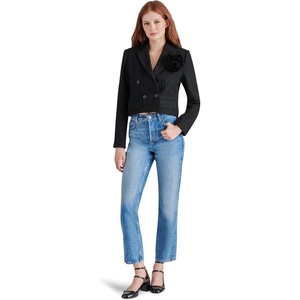 Steve Madden Women’s Apparel Virginie Blazer(Black)
