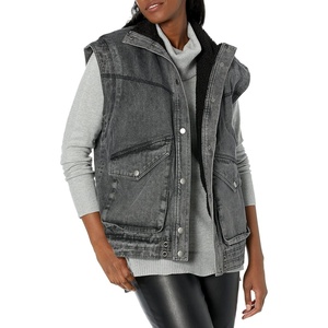 Steve Madden Women’s Aubrey Vest(Black)