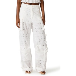 Steve Madden Women’s Duo Pant in Eyelet(White)