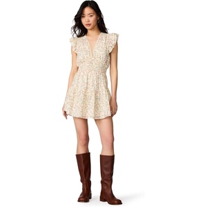 Steve Madden Women’s Lucienne Dress(Wht Ditsy Floral)
