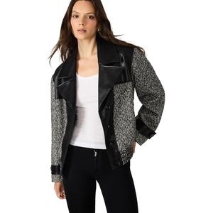 Steve Madden Women’s Mercedes Coat(Black Multi)