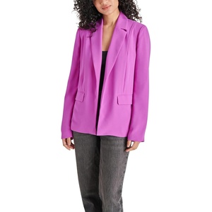 Steve Madden Womens Payton Blazer(Magenta Purple)