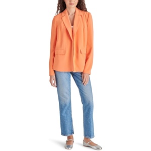 Steve Madden Womens Payton Blazer(Nectarine)