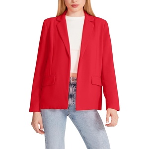 Steve Madden Womens Payton Blazer(True Red)