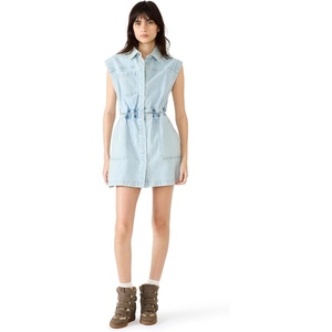 Steve Madden Women’s Robbie Dress(Aruba Blue)