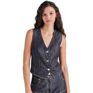 Steve Madden Women’s Selene Vest(Dark Indigo)