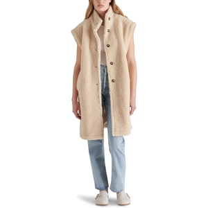 Steve Madden Women’s Steve Madden Apparel Benit Vest(Beige)