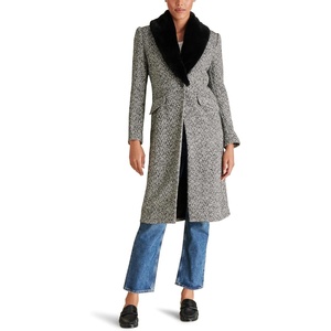 Steve Madden Women’s Steve Madden Apparel Dienne Coat(Black)