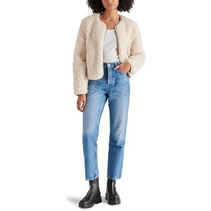 Steve Madden Women’s Steve Madden Apparel Teddy Jacket(Ivory)