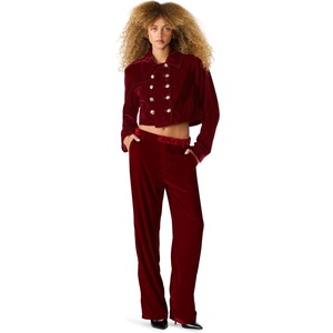 Steve Madden Women’s Tonia Blazer(Red Velvet)