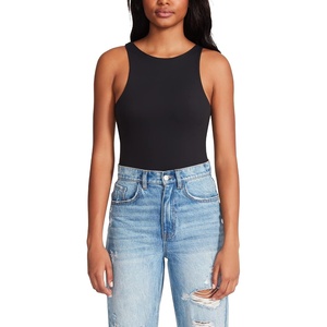 Steve Madden womens Nico Bodysuit(Black)