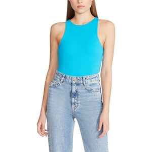 Steve Madden womens Nico Bodysuit(Blue Danube)