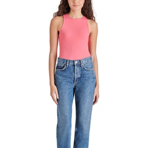 Steve Madden womens Nico Bodysuit(Fruit Dove)