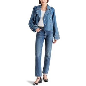 Steve Madden womens Steve Madden Apparel Sirus Jacket(Blue)