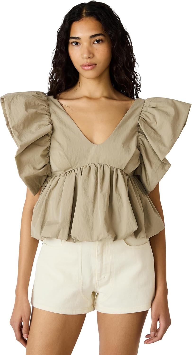 image:imageSteve Madden Womens Saskya TopKhaki