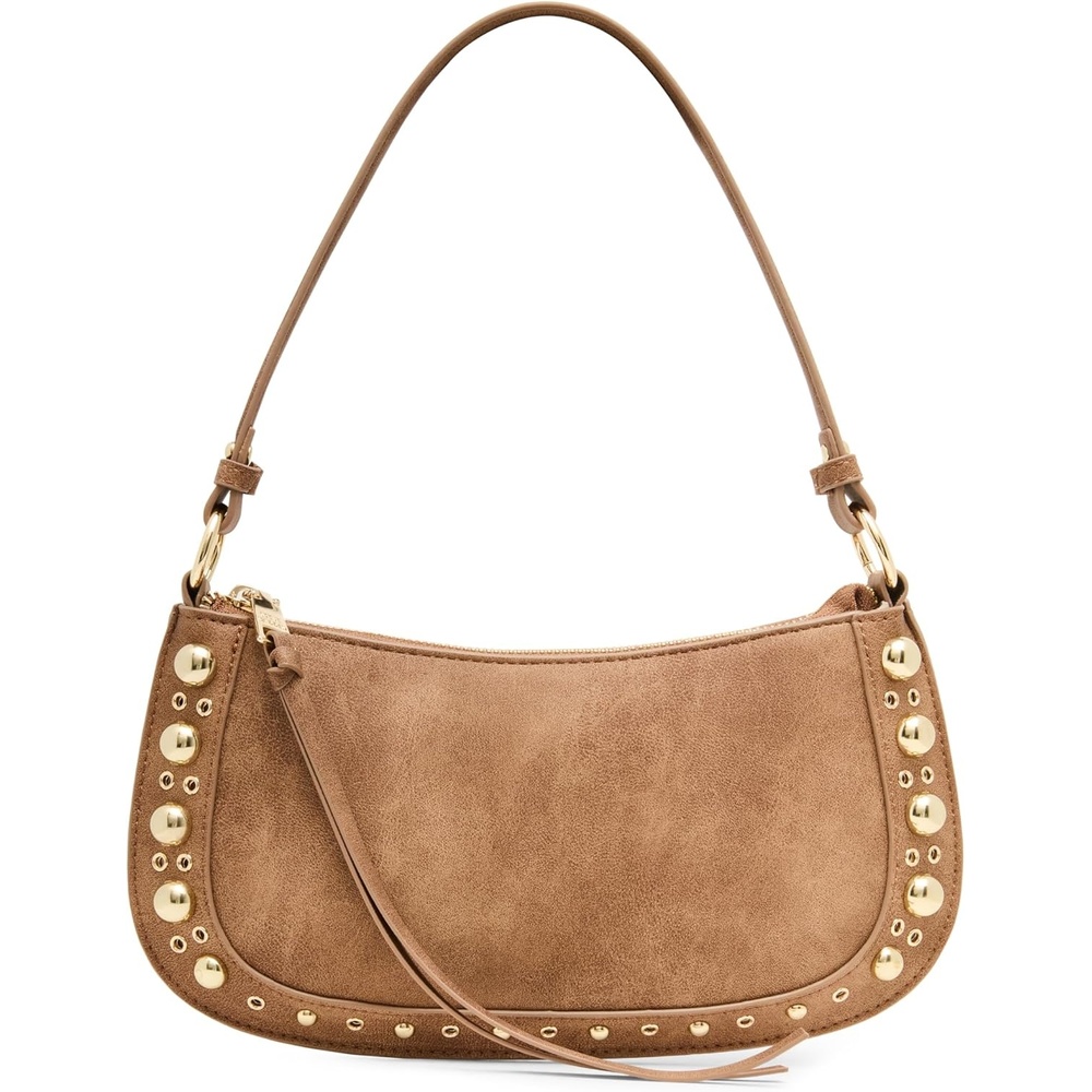 image:imageSteve Madden Dreya Studded Shoulder BagTan
