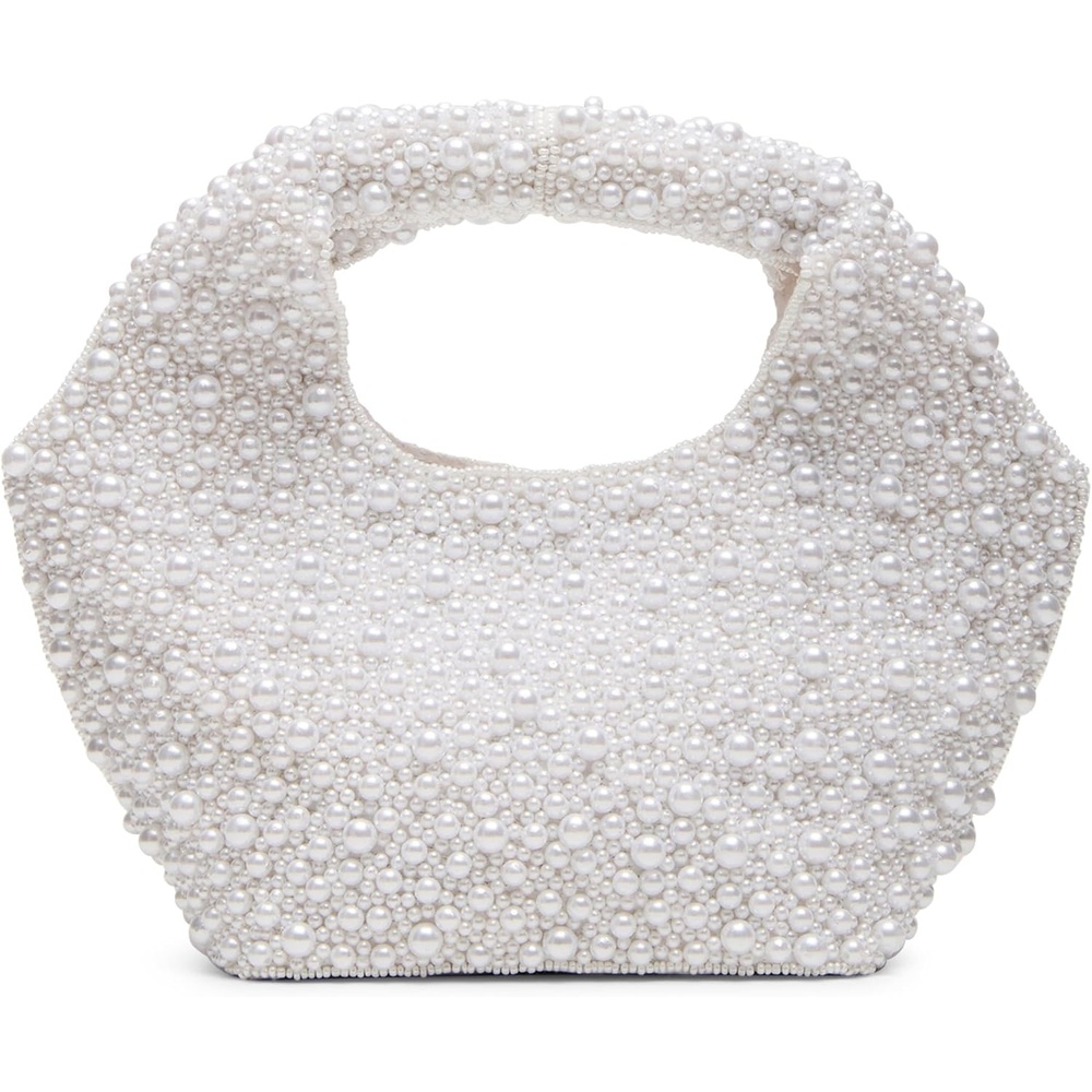 image:imageSteve Madden Kinsley Beaded Top HandleWhite