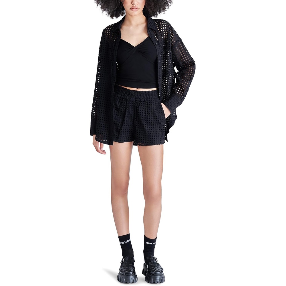 image:imageSteve Madden Womens Steve Madden Apparel Poppy TopBlack