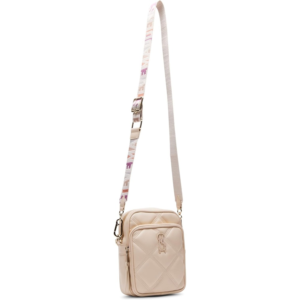 image:imageSteve Madden Womens Steve Madden Drakee Quilted CrossbodyBone