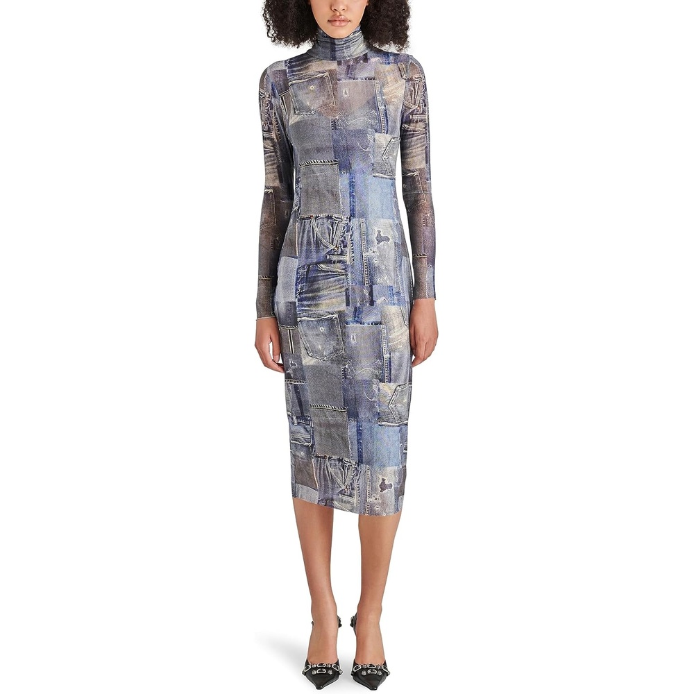 image:imageSteve Madden Womens VivienneDenim Patchwork