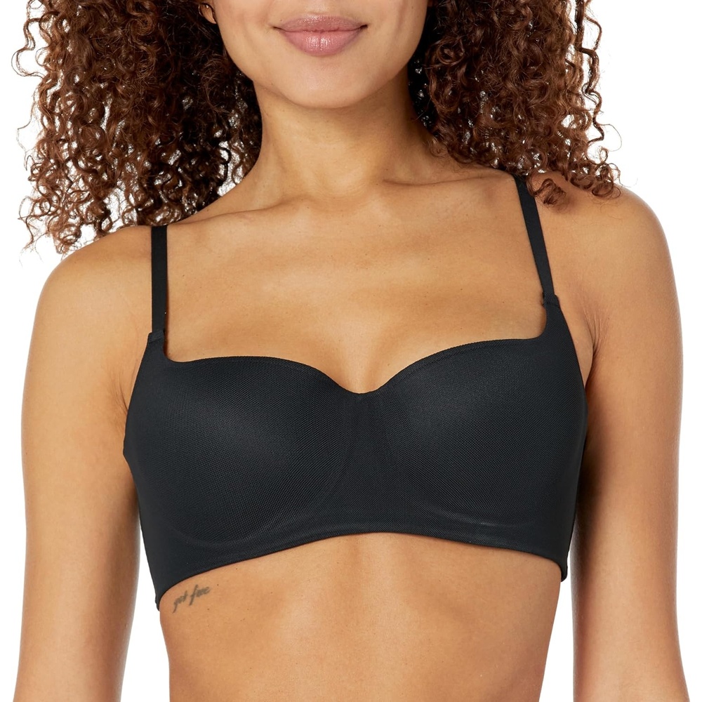 image:imageSteve Madden Womens Womens Mesh Balconette BraBlack