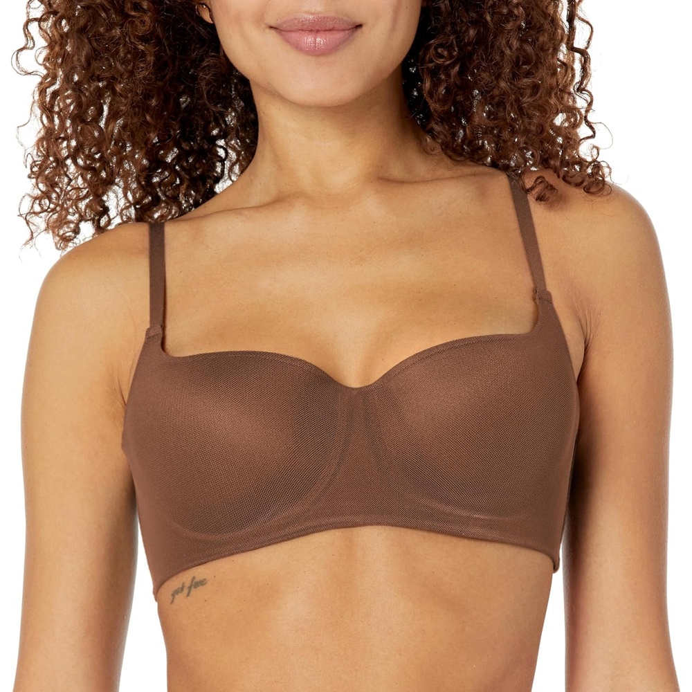 image:imageSteve Madden Womens Womens Mesh Balconette BraTiramisu