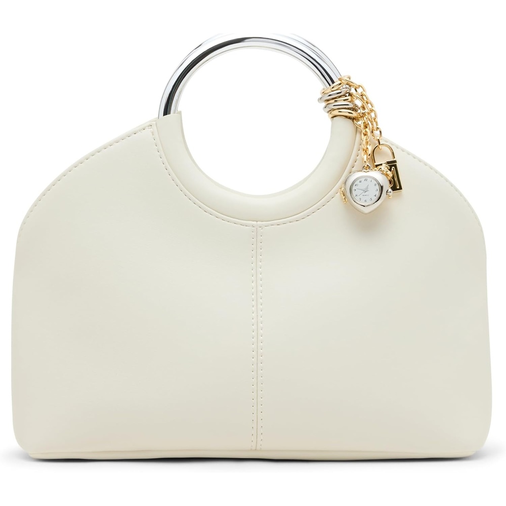 image:imageSteve Madden womens Steve Madden Geena ORing Handle BagBgeena  Chalk