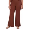 image:imageSteve Madden Womens Womens Ribbed FlareLeg Sleep PantsTiramisu
