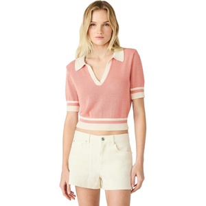 Steve Madden Apparel Aspyn Sweater TOP(Spiced Coral)
