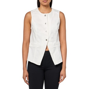 Steve Madden Apparel Wesley TOP, White, Medium