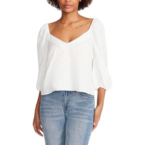 Steve Madden Apparel Women’s Stevie Top(Optic White)