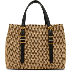 Steve Madden Bindiee Mini Box Tote(Black Natural)