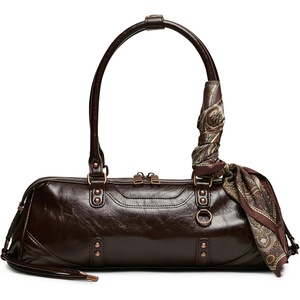 Steve Madden CIERRA East/West Satchel(Dark Chocolate)