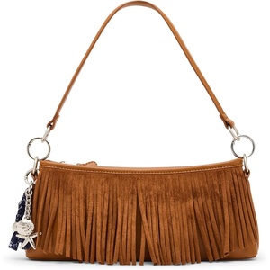 Steve Madden Dakotah Fringe Shoulder Bag(Tobacco)