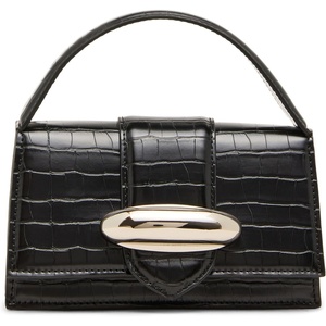 Steve Madden Mishell Mini Top Handle(Black Croc)