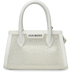 Steve Madden Peach Mesh/Pearl Top Handle