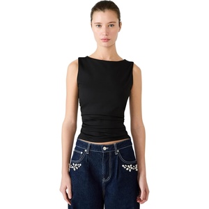 Steve Madden Women’s Adair Knit Top(Black)