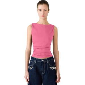 Steve Madden Women’s Adair Knit Top(Tea Rose)