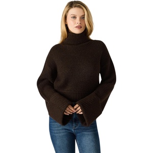 Steve Madden Women’s Adelade Sweater(Dark Espresso)