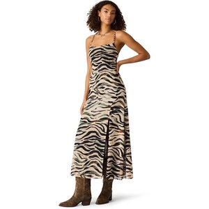 Steve Madden Women’s Adella Dress(Caramel Zebra)