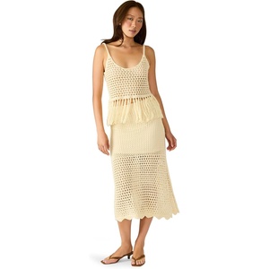 Steve Madden Women’s Aidyn Crochet Tank(Natural)