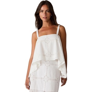 Steve Madden Women’s Ainslee Top in Eyelet(Antique)
