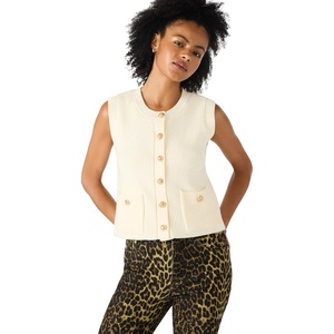 Steve Madden Women’s Aliya Sweater Vest(Cream)