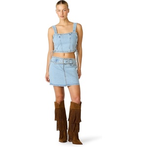 Steve Madden Women’s Alondria Skirt(Hazey Blue)