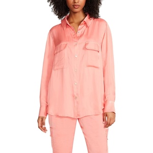 Steve Madden Women’s Apparel Augustina Top(Porcelain Rose)