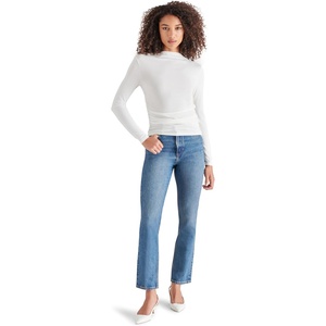 Steve Madden Women’s Apparel Elvira Top(Whisper White)